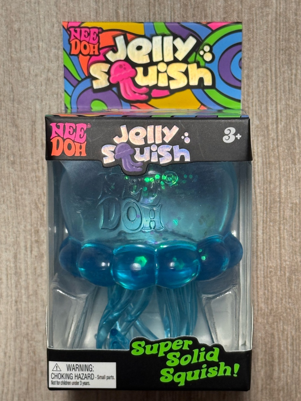 Blue NeeDoh Jelly Squish 🪼